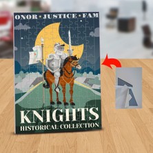 Asilmeydan Atın Üstündeki Şövalye 99 Parça Puzzle Yapboz TABLO-1284-5554