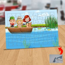 Asilmeydan Teknede Arkadaşlar 99 Parça Puzzle Yapboz TABLO-1308-25204