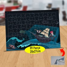 Asilmeydan Gemili Şişede Karakterler 99 Parça Puzzle Yapboz TABLO-1196-318