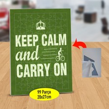 Asilmeydan Keep Calm And Carry On 99 Parça Puzzle Yapboz TABLO-47492349