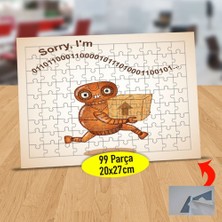 Asilmeydan Error Veren Sevimli Robot 99 Parça Puzzle Yapboz TABLO-1284-3564