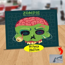 Asilmeydan Beyni Açık Zombi 99 Parça Puzzle Yapboz TABLO-23-2147904766