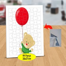Asilmeydan Balon Tutan Ayıcık 99 Parça Puzzle Yapboz TABLO-74855-113