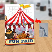 Asilmeydan Eğlenceli Sirk Çadırı 99 Parça Puzzle Yapboz TABLO-1308-14801