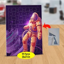 Asilmeydan Boşlukta Süzülen Astronot 99 Parça Puzzle Yapboz TABLO-14412661