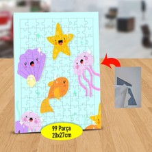 Asilmeydan Pırıltılı Deniz Canlıları 99 Parça Puzzle Yapboz Tablo-148121981
