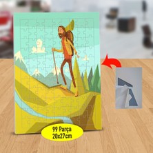 Asilmeydan Dağ Gezgini, Kampçı Adam 99 Parça Puzzle Yapboz TABLO-128416972