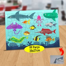 Asilmeydan Denizaltı Balık Canlıları 99 Parça Puzzle Yapboz TABLO-796317
