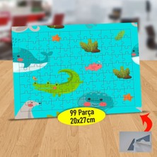 Asilmeydan Sevimli Deniz Hayvanları 99 Parça Puzzle Yapboz TABLO-5387620413