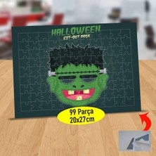 Asilmeydan Hallowen Frankenstein Surat 99 Parça Puzzle Yapboz TABLO-23-2147930432