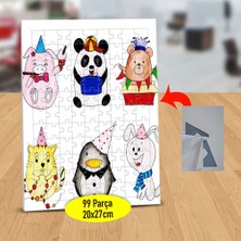 Asilmeydan Yavru Sevimli Hayvanlar 99 Parça Puzzle Yapboz TABLO-1340-8067