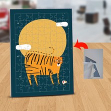 Asilmeydan Çizimsel Tatlı Kaplan 99 Parça Puzzle Yapboz TABLO-53876-90372