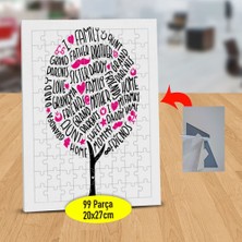 Asilmeydan Desenli Kelime Ağacı 99 Parça Puzzle Yapboz Tablo-23-2147495921