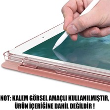 Nezih Case Samsung Galaxy Tab A7 T507 10.4" Uyumlu Origami Kalemlikli Pu Deri Arkası Yumuşak Silikon Kılıf