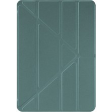Nezih Case Samsung Galaxy Tab A7 T500 10.4" Uyumlu Origami Kalemlikli Pu Deri Arkası Yumuşak Silikon Kılıf