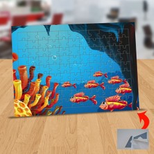 Asilmeydan Deniz Altında Balık Sürüsü 99 Parça Puzzle Yapboz TABLO-1311072