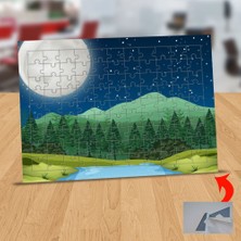 Asilmeydan Dolunayda Nehirli Orman 99 Parça Puzzle Yapboz TABLO-1308-23525
