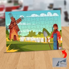 Asilmeydan Yeldeğirmeni Işçisi 99 Parça Puzzle Yapboz TABLO-33099-574