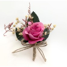 Lora Davet Damat ve Arkadaşları Için Yaka Çiçeği - Fushia 64633