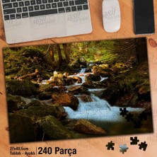 Asilmeydan Asil Hobi Dere - Nehir - Orman - Doğa - Manzara Yapboz- Ayak Destekli Çerçeveli 240 Parça Puzzle
