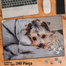 Asilmeydan Asil Hobi Sevimli Yatan Köpek - Evcil Hayvan - Doğa Yapboz -Ayak Destekli Çerçeveli 240 Parça Puzzle