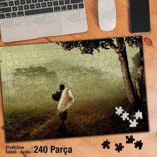 Asilmeydan Asil Hobi Orman Yolunda Yürüyen Çocuk Yapboz -Ayak Destekli Çerçeveli 240 Parça Puzzle