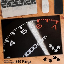 Asilmeydan Asil Hobi Araba - Hız -Sınırlayıcı -Gösterge -Araç Yapboz - Ayak Destekli Çerçeveli 240 Parça Puzzle
