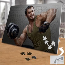 Asilmeydan Dumbell Çalışan Adam-Fitness-Sporcu 240 Parça Puzzle YAPBOZ-024572