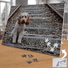 Asilmeydan Tren Raylarındaki Köpek 240 Parça Puzzle YAPBOZ-74571