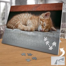 Asilmeydan Tembel Kedi Uykuda 240 Parça Puzzle YAPBOZ-1941089