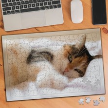 Asilmeydan Şımaran Kedi 240 Parça Puzzle YAPBOZ-1058095