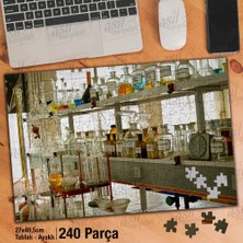 Asilmeydan Asil Hobi Kimya - Laboratuvar - Simya - Deney Yapboz -Ayak Destekli Çerçeveli 240 Parça Puzzle