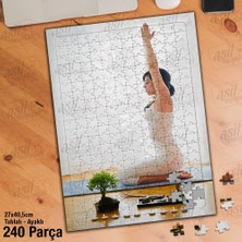 Asilmeydan Asil Hobi Meditasyon - Huzur - Terapi - Kadın Yapboz-Ayak Destekli Çerçeveli 240 Parça Puzzle