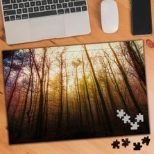 Asilmeydan Ormanda Sisli Hava -Ağaçlar 240 Parça Puzzle YAPBOZ-75002