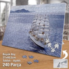 Asilmeydan Asil Hobi - Deniz - Yelken - Gökyüzü - Yat -Tatil- Manzara - Yapboz - Ayak Destekli 240 Parça Puzzle