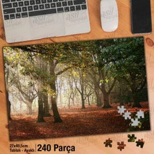 Asilmeydan Asil Hobi -Sisli Orman Yolu - Doğa - Ağaçlar- Manzara - Yapboz - Ayak Destekli 240 Parça Puzzle