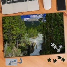 Asilmeydan Ağaçların Ortasında Gölet 240 Parça Puzzle Yapboz TABLO-777