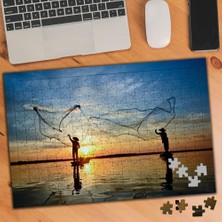 Asilmeydan Balıkçılar Denize Ağ Atıyor 240 Parça Puzzle YAPBOZ-024580