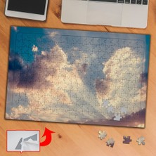 Asilmeydan Bulutlara Yansıyan Güneş 240 Parça Puzzle Yapboz TABLO-92049