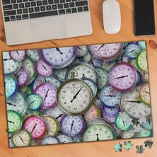 Asilmeydan Renkli Saatler 240 Parça Puzzle YAPBOZ-3222267