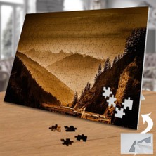 Asilmeydan Retro Manzara Doğa Fotoğrafı 240 Parça Puzzle YAPBOZ-75356