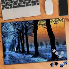Asilmeydan Karlı Ağaçlı Yürüyüş Yolu 240 Parça Puzzle YAPBOZ-75094