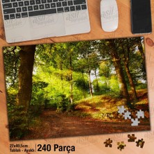 Asilmeydan Asil Hobi - Doğa -Manzara - Ağaçlar - Orman - Yapboz - Ayak Destekli 240 Parça Puzzle