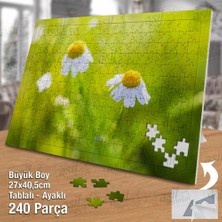 Asilmeydan Asil Hobi - Beyaz Papatyalar - Kır Çiçeği - Doğa - Naturel - Yapboz - Ayak Destekli 240 Parça Puzzle