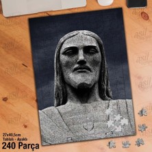 Asilmeydan Asil Hobi Rio De Janeiro - Brezilya - Taş Heykel Yapboz -Ayak Destekli Çerçeveli 240 Parça Puzzle