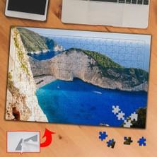 Asilmeydan Dağlar, Deniz, Tatil, Doğa 240 Parça Puzzle Yapboz TABLO-A610