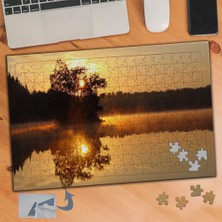 Asilmeydan Güneş Işığı Yansıması, Ağaç 240 Parça Puzzle Yapboz TABLO-775
