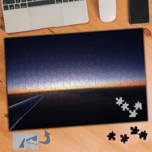 Asilmeydan Uçaktan Şehir Gece Manzarası 240 Parça Puzzle Yapboz TABLO-840