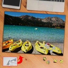 Asilmeydan Deniz Kenarındaki Botlar 240 Parça Puzzle Yapboz TABLO-434121