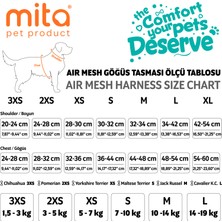 Mita Air Mesh Göğüs Tasması Lila M 10-14 Kg